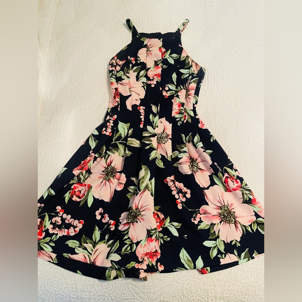 Vince Camuto floral print flare dress